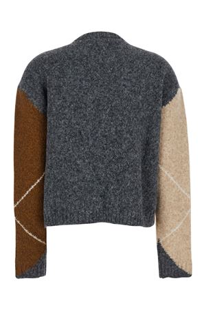 Alpaca blend diamond knit jumper SEMI COUTURE | Y5WF02RMB60